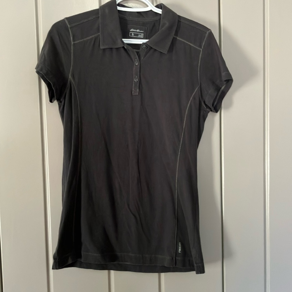 Gray Eddie Bauer Top FreeDry Size Medium EUC